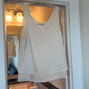 Off-white layered Tank Top